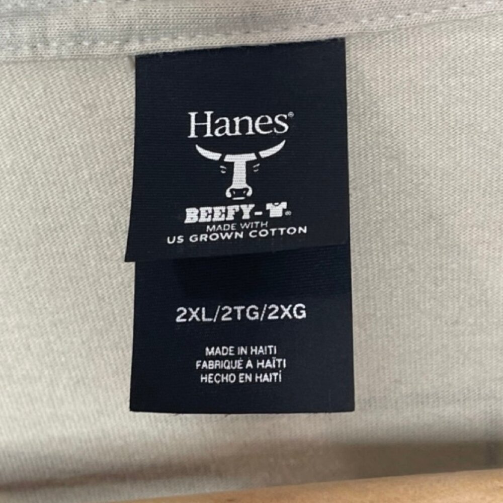 HANES BEEFY TEE | Men's Narrative Fermentations Craft Brewery Tee | Size 2XL - Picture 8 of 12